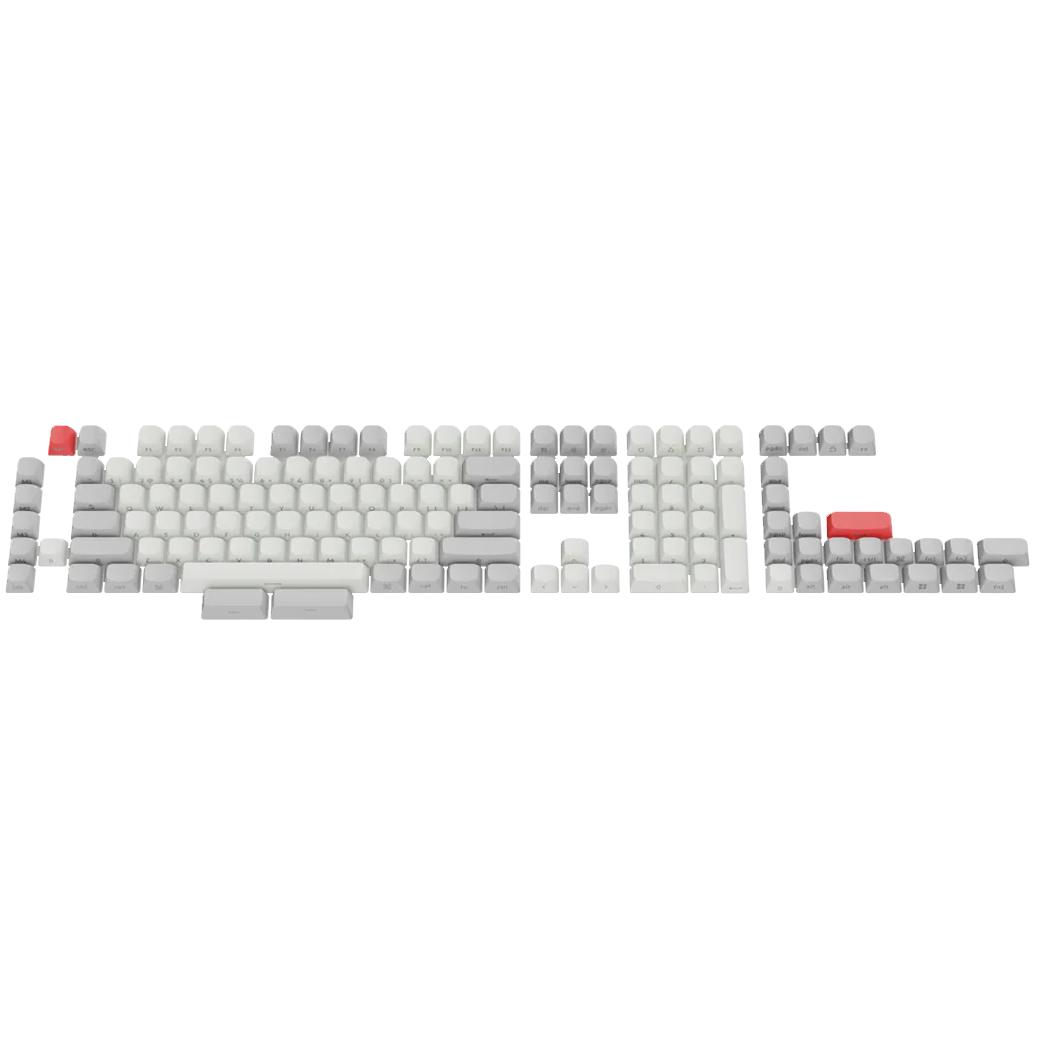A large main feature product image of Keychron Double Shot OSA PBT Side-Printed Full Keycap Set (White)