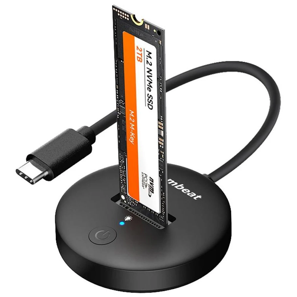 mbeat H1 USB 3.2 Gen2 10Gbps M.2 NVMe & SATA SSD Mini Dock