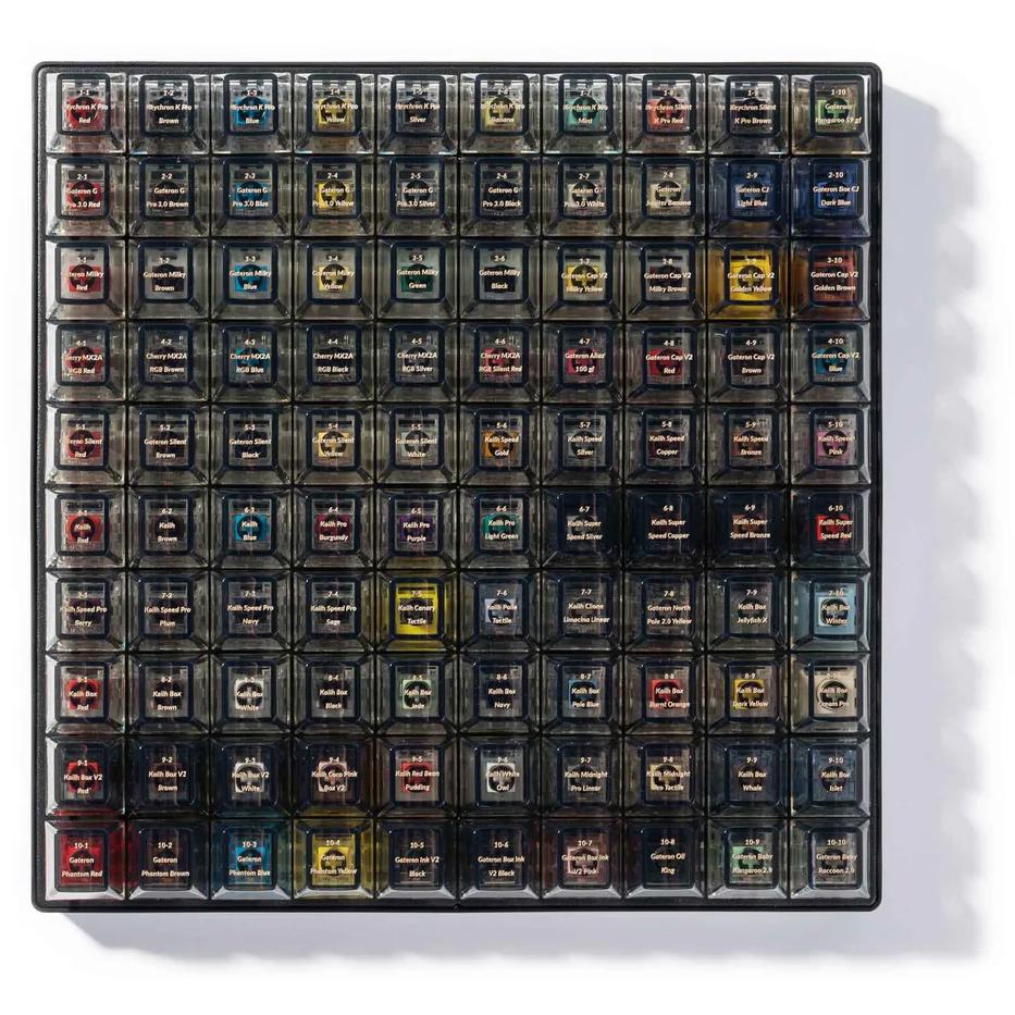 A large main feature product image of Keychron Switch Tester 100 Max Edition