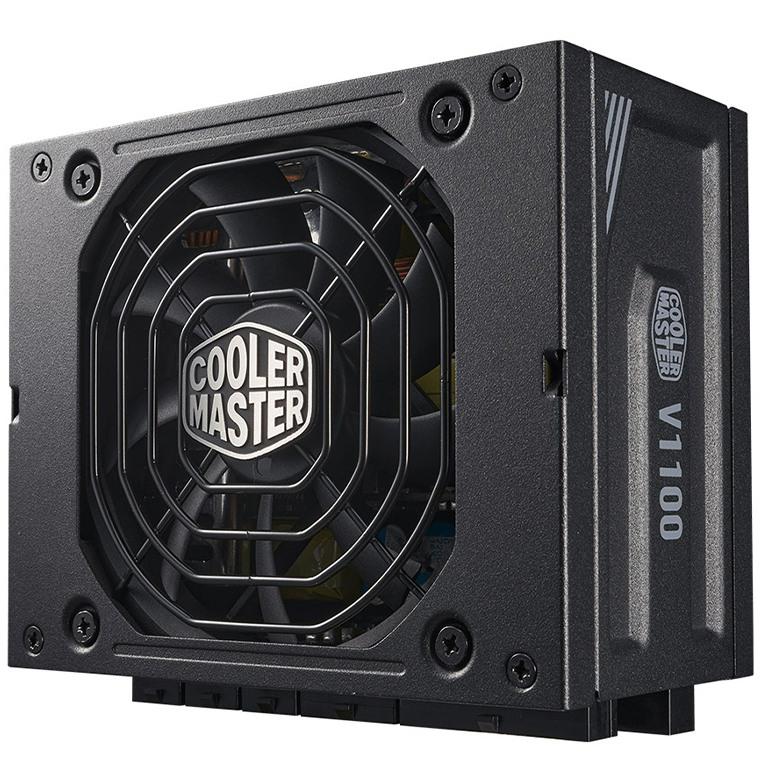 A large main feature product image of Cooler Master V SFX Platinum 1100W PCIe 5.1 ATX 3.1 Modular PSU