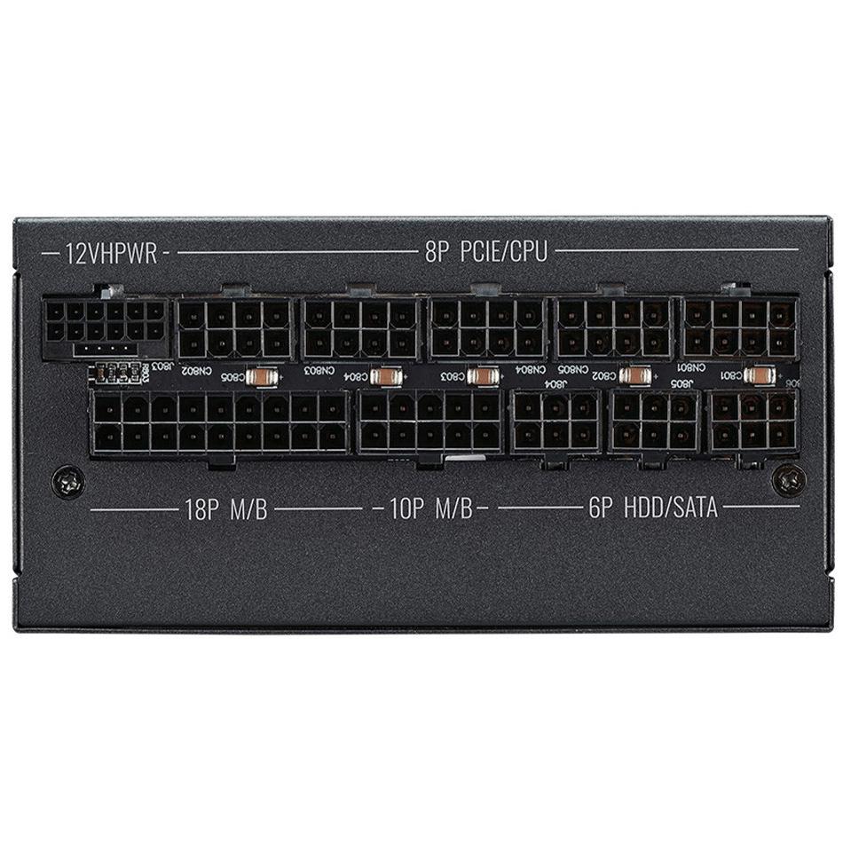 A large main feature product image of Cooler Master V SFX Platinum 1100W PCIe 5.1 ATX 3.1 Modular PSU