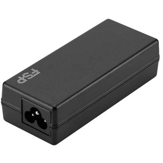 A large main feature product image of FSP 65W AC Universal Notebook Adaptor