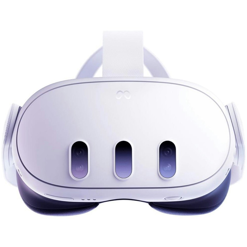 A large main feature product image of Meta Quest 3 Mixed Reality Headset w/ Touch Plus Controllers - 512GB
