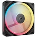 A product image of Corsair iCUE LINK LX120-R RGB - 120mm PWM Reverse Blade Modular Fan (Black)
