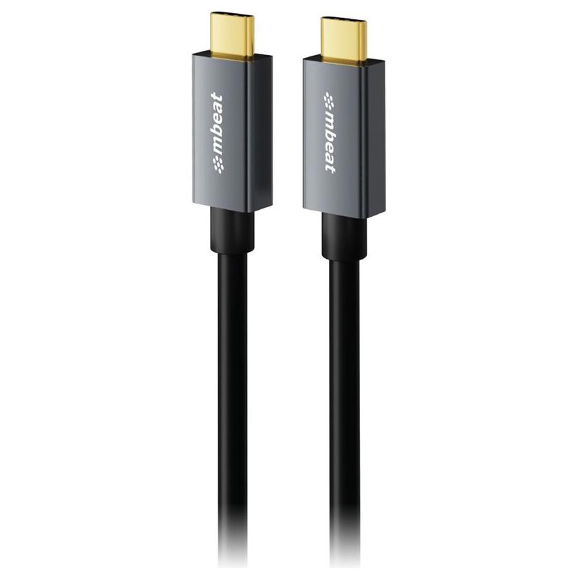A large main feature product image of mbeat Tough Link 1m USB 4.0 USB Type-C Cable - Space Grey