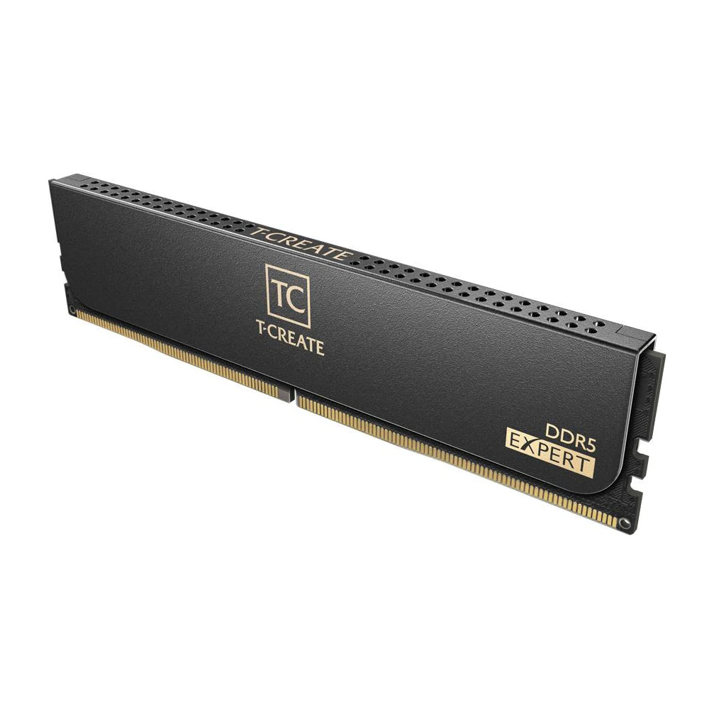 A large main feature product image of Team T-Create Expert 64GB Kit (2x32GB) DDR5-6000 C34