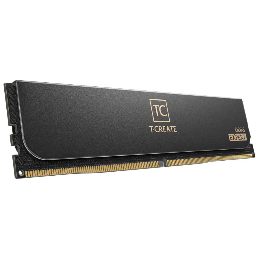 A large main feature product image of Team T-Create Expert 64GB Kit (2x32GB) DDR5-6000 C34