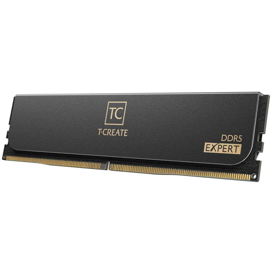 A large main feature product image of Team T-Create Expert 64GB Kit (2x32GB) DDR5-6000 C34