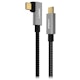 A small tile product image of mbeat Tough Link 1.8m L-Shape USB 3.2 Gen2 USB Type-C Cable - Space Grey