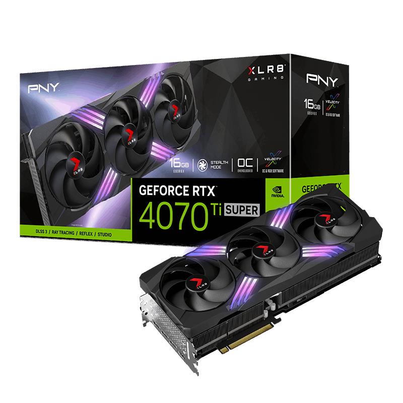 PNY GeForce RTX 4070 Ti SUPER XLR8 Gaming VERTO EPIC-X RGB OC 16GB GDDR6X