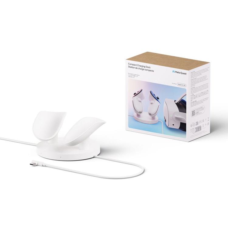 A large main feature product image of META Quest Compact Charging Dock