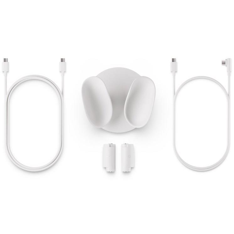 A large main feature product image of META Quest Compact Charging Dock