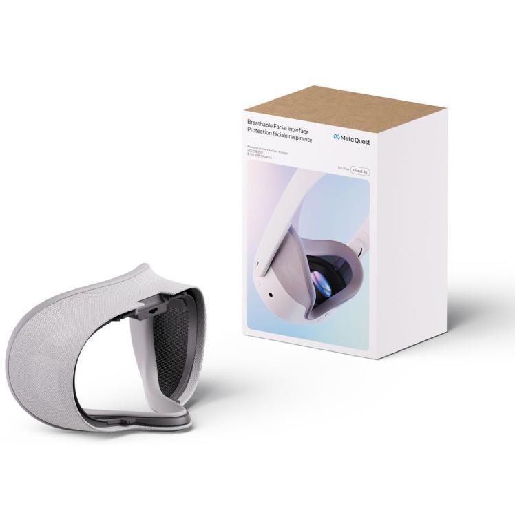 A large main feature product image of META Quest 3S Breathable Facial Interface