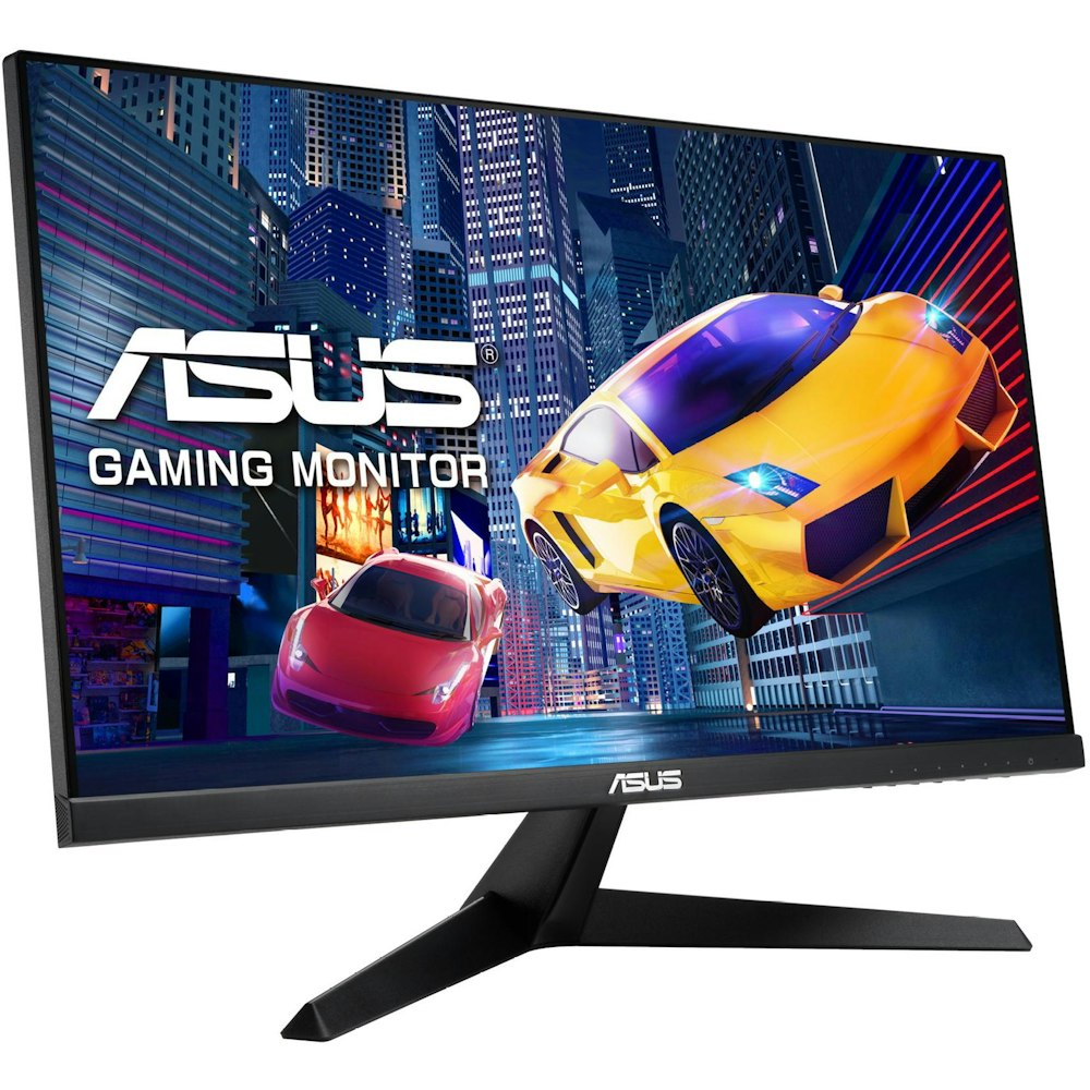 A large main feature product image of ASUS Eye Care VY249HGR - 24" 1080p 120Hz IPS Monitor