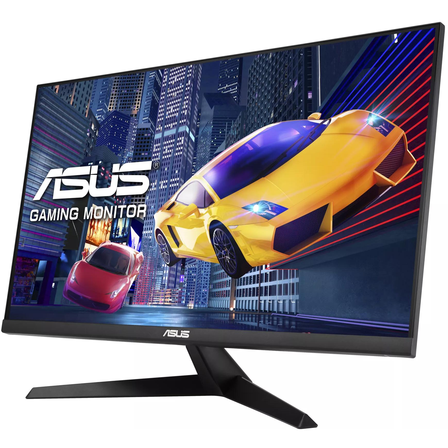 A large main feature product image of ASUS Eye Care VY279HGR - 27" 1080p 120Hz IPS Monitor