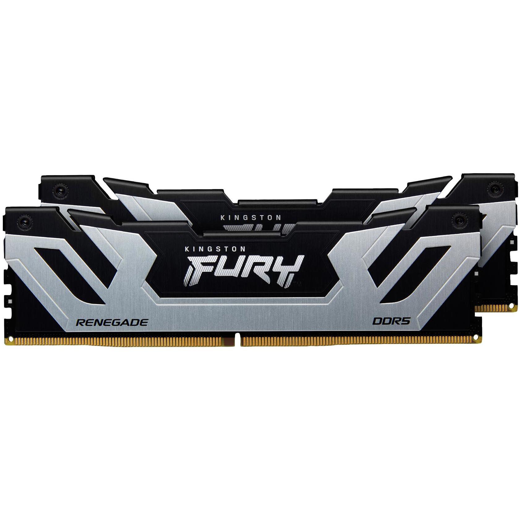 A large main feature product image of Kingston FURY Renegade 48GB Kit (2x24GB) XMP DDR5-8400 C40 CUDIMM 