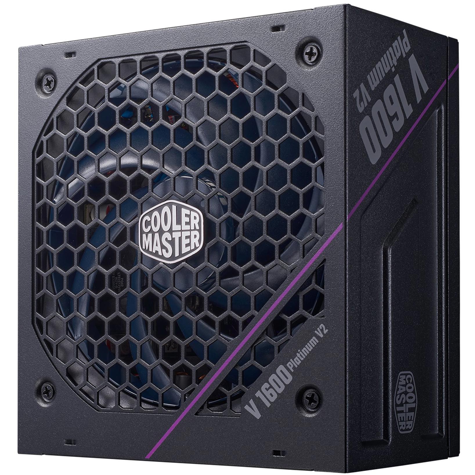 A large main feature product image of Cooler Master V Platinum V2 1600W ATX Modular PSU