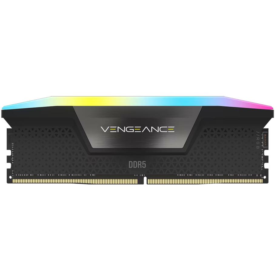 A large main feature product image of Corsair Vengeance RGB 32GB Kit (2x16GB) XMP DDR5-6400 C36