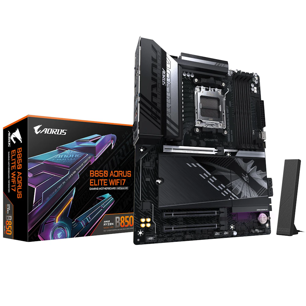 Gigabyte B850 AORUS ELITE WIFI7 AM5 ATX Desktop Motherboard