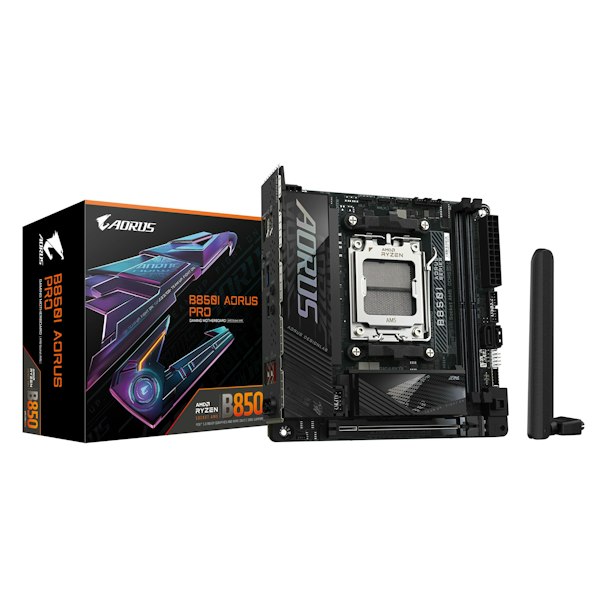 Gigabyte B850I AORUS PRO AM5 Mini-ITX Desktop Motherboard