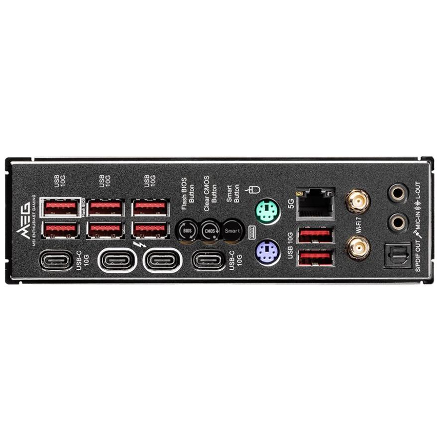 A large main feature product image of MSI MEG Z890 Unify-X LGA1851 ATX Desktop Motherboard