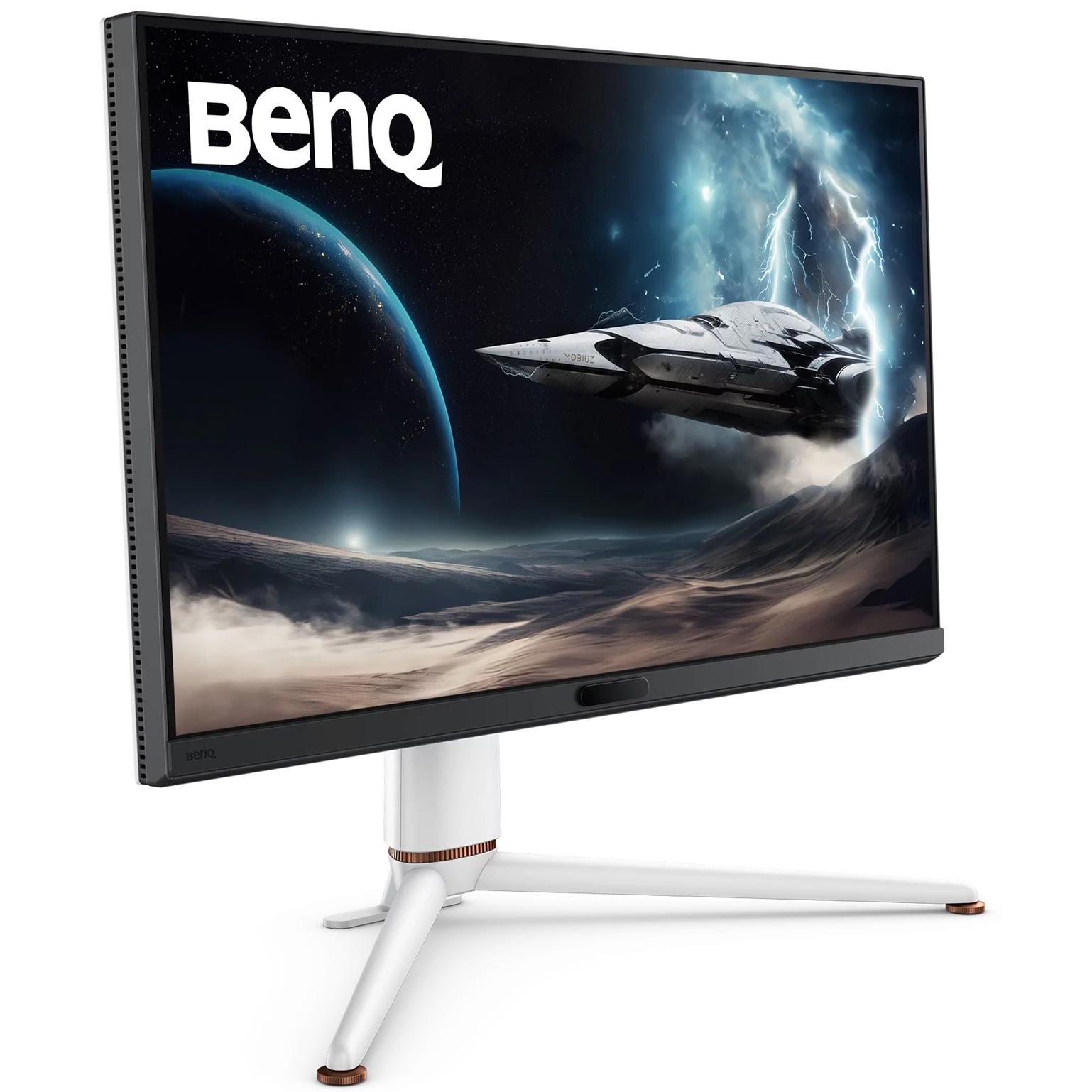 A large main feature product image of BenQ MOBIUZ EX321UX - 32" 4K 2160p 144Hz IPS Gaming Monitor
