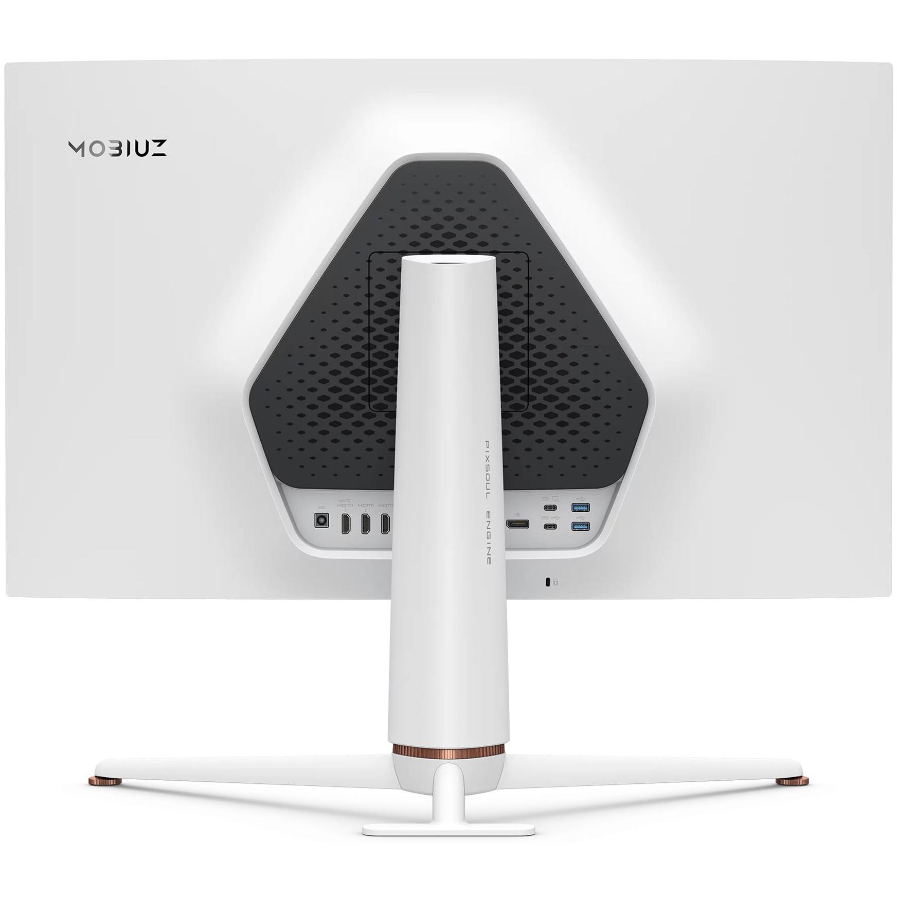 A large main feature product image of BenQ MOBIUZ EX321UX - 32" 4K 2160p 144Hz IPS Gaming Monitor