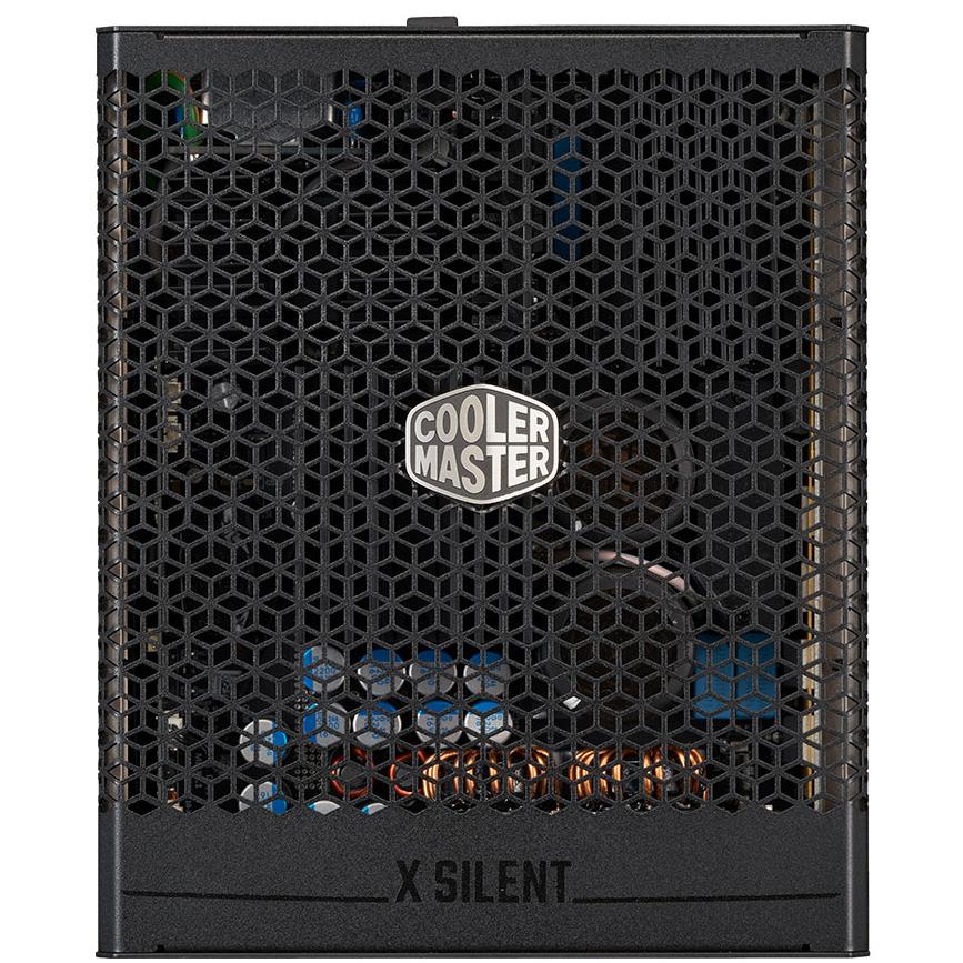 A large main feature product image of Cooler Master X Silent Edge Platinum 1100W Fanless PCIe 5.1 ATX 3.1 Modular PSU