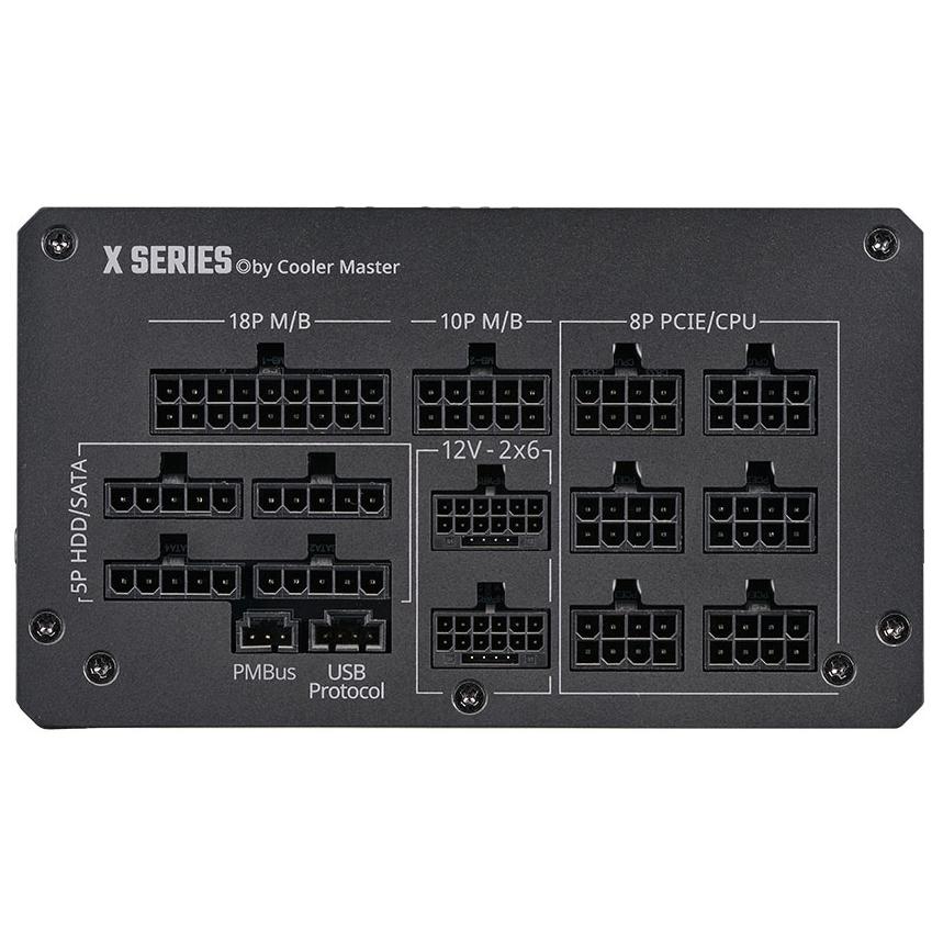 A large main feature product image of Cooler Master X Mighty Platinum 2000W PCIe 5.1 ATX 3.1 Modular PSU