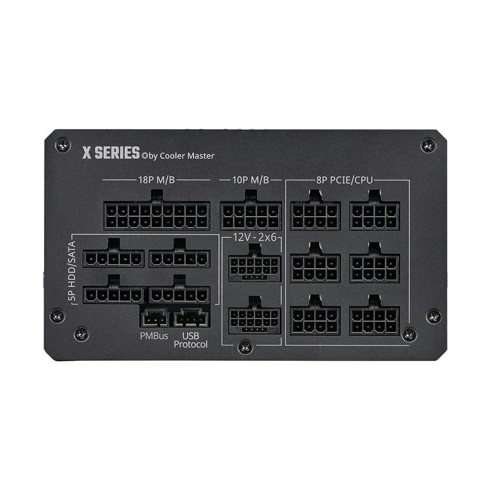 A large main feature product image of Cooler Master X Mighty Platinum 2000W PCIe 5.1 ATX 3.1 Modular PSU