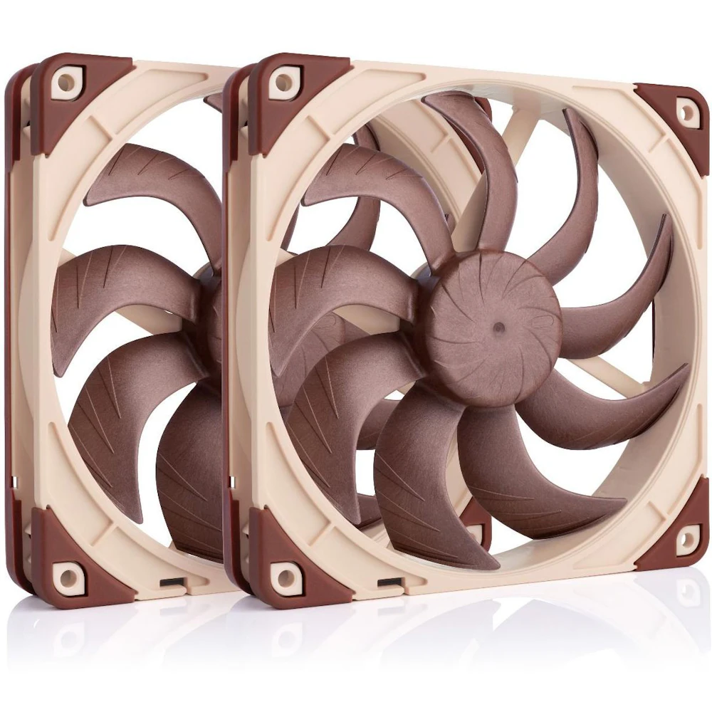 Noctua NF-A14X25 G2 PWM SX2-PP - 140mm x 25mm 1500RPM Cooling Fan (2 Pack)