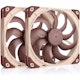 A small tile product image of Noctua NF-A14X25 G2 PWM SX2-PP - 140mm x 25mm 1500RPM Cooling Fan (2 Pack)