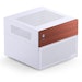 A product image of Jonsbo N4 SFF mATX NAS Case (White)