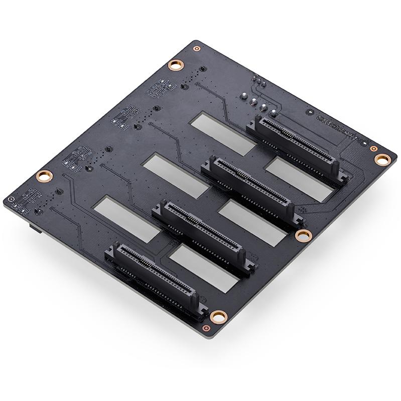A large main feature product image of Jonsbo N4 - SFF 19.6L mATX 6+2-Bay NAS Case (Black)