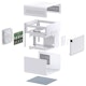 A small tile product image of Jonsbo N2 - SFF 11L Mini-ITX 5-Bay NAS Case (White)
