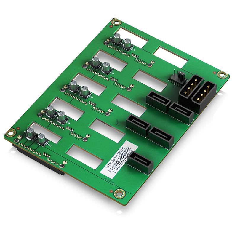 A large main feature product image of Jonsbo N2 - SFF 11L Mini-ITX 5-Bay NAS Case (Black)