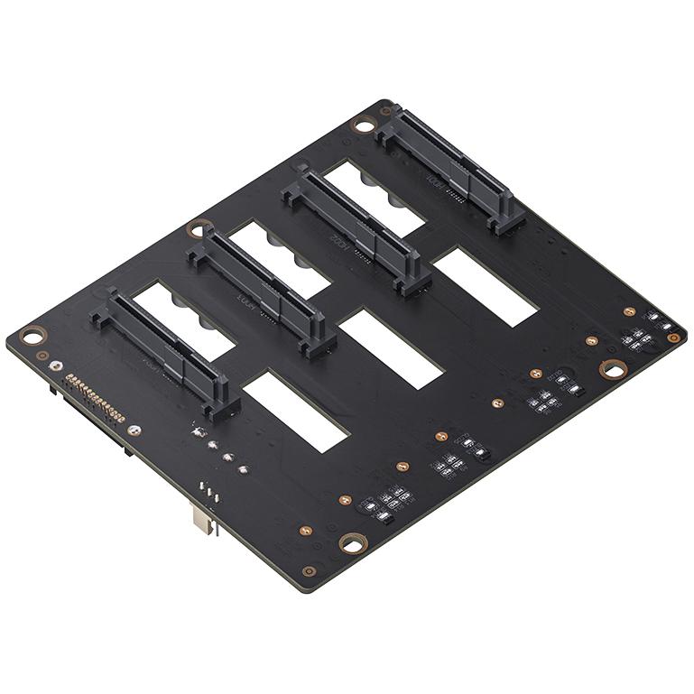 A large main feature product image of Jonsbo N5 - 49L Compact eATX 12-Bay NAS Case (Black)