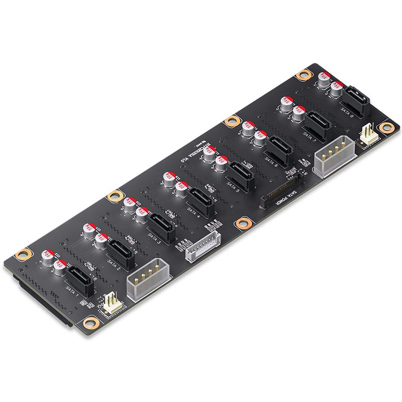 A large main feature product image of Jonsbo N5 - 49L Compact eATX 12-Bay NAS Case (Black)