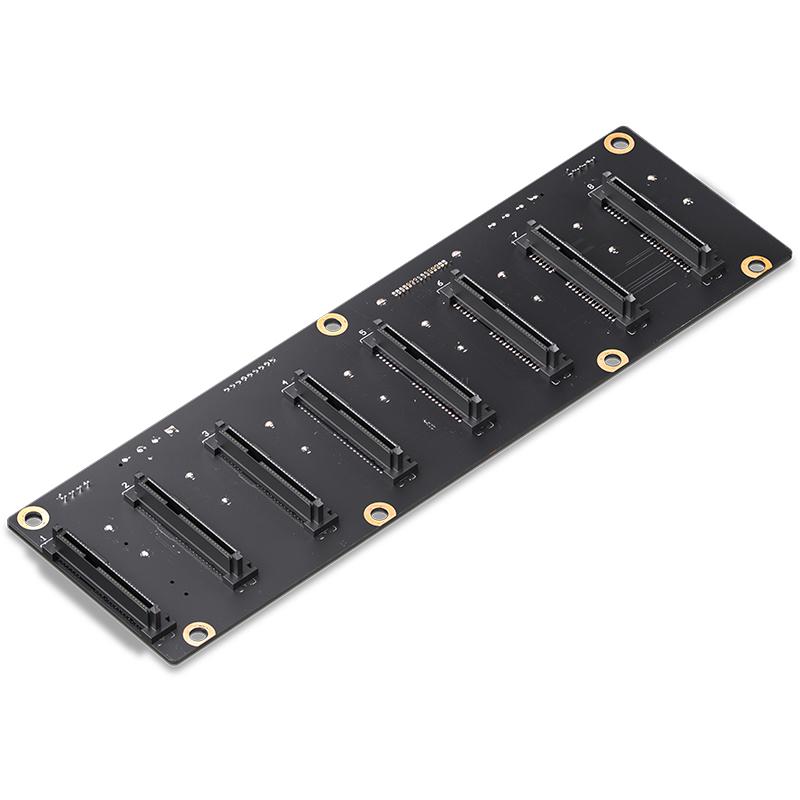 A large main feature product image of Jonsbo N3 - SFF 18L Mini-ITX 8-Bay NAS Case (Black)