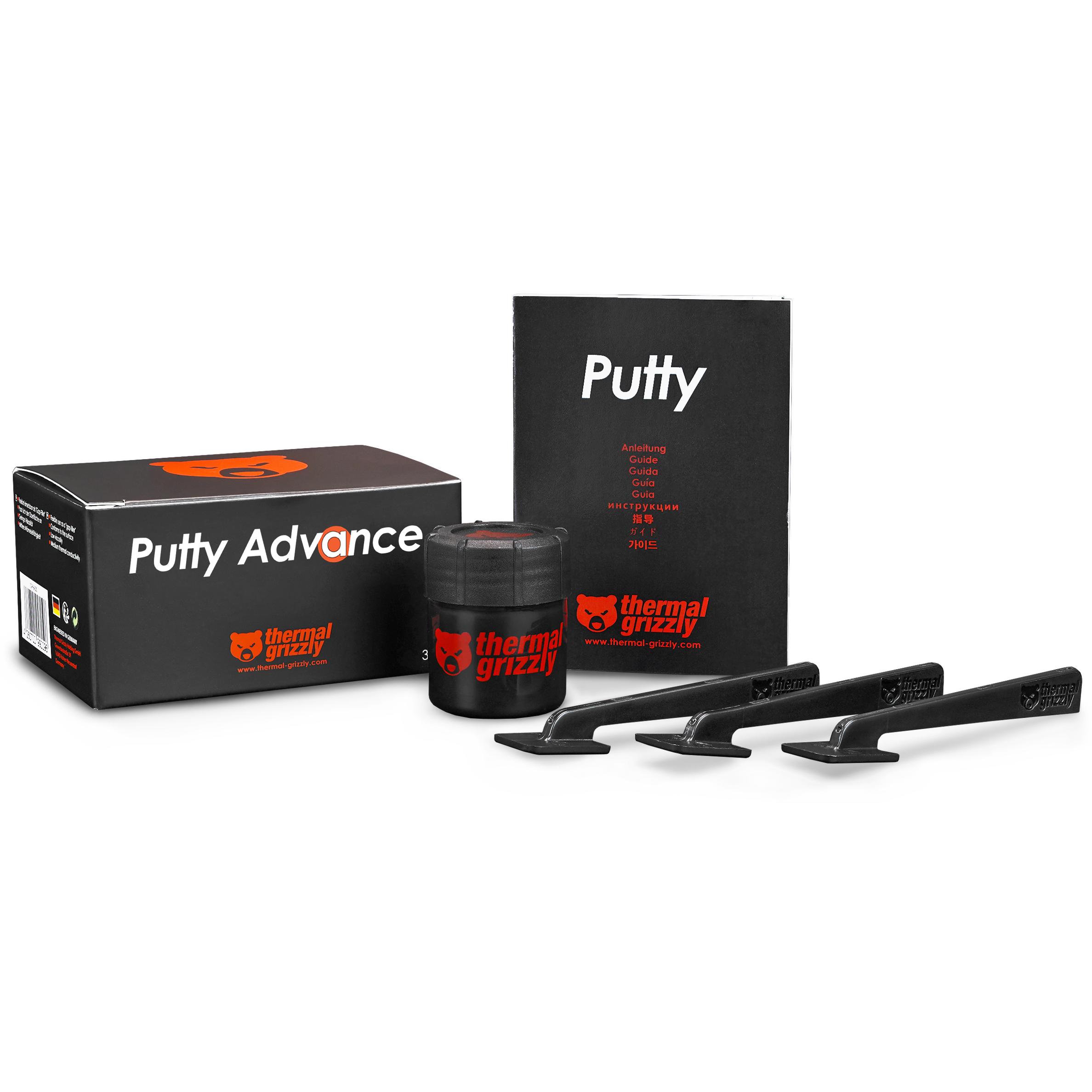 A large main feature product image of Thermal Grizzly Putty Advance  - Thermal Pad Replacement (30g)