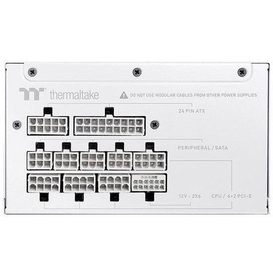 A large main feature product image of Thermaltake Toughpower GT -  850W Gold ATX 3.1 Fully Modular PSU (Snow)
