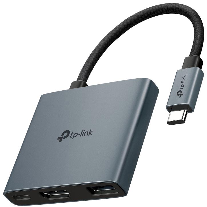 A large main feature product image of TP-Link UH3020C - USB Type-C 3 in 1 Hub