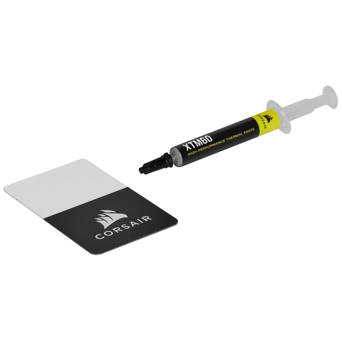 A large main feature product image of Corsair XTM60 High Performance Thermal Compound (3g)