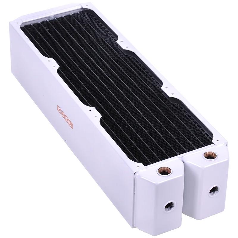 A large main feature product image of Alphacool NexXxoS Monsta Full Copper 360 x 86mm Radiator (White)