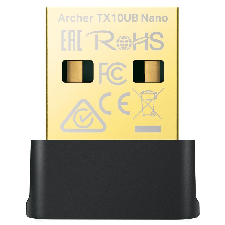 A large main feature product image of TP-Link Archer TX10UB Nano - AX900 Nano Wi-Fi 6 Bluetooth 5.3 USB Adapter