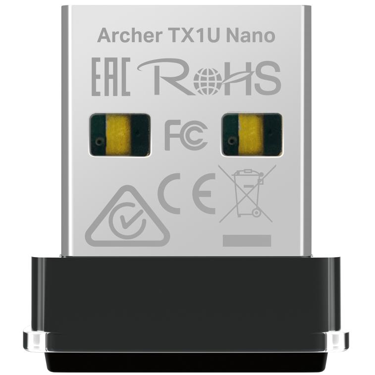 A large main feature product image of TP-Link Archer TX1U Nano - AX300 Nano Wi-Fi 6 Wireless USB Adapter 