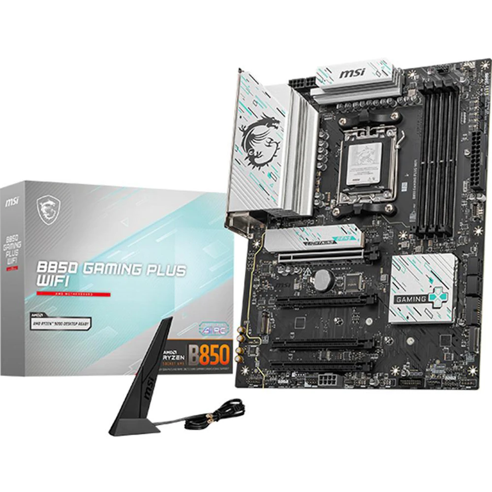 MSI B850 Gaming Plus WiFi AM5 ATX Desktop Motherboard