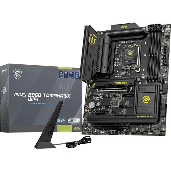 MSI MAG B860 Tomahawk WiFi LGA1851 ATX Desktop Motherboard