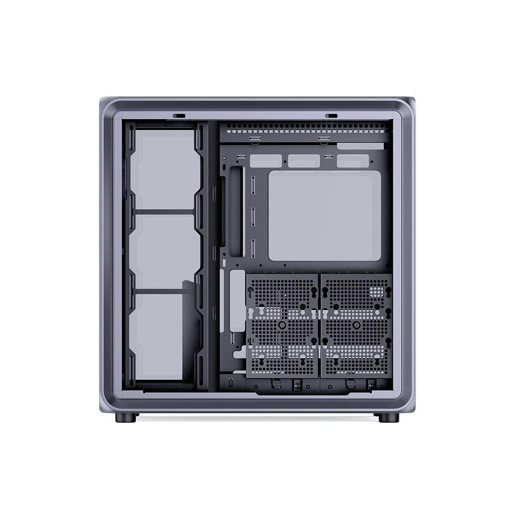A large main feature product image of Jonsplus BO400 Mid Tower Dual-Chamber Aluminium Frame Case (Grey)