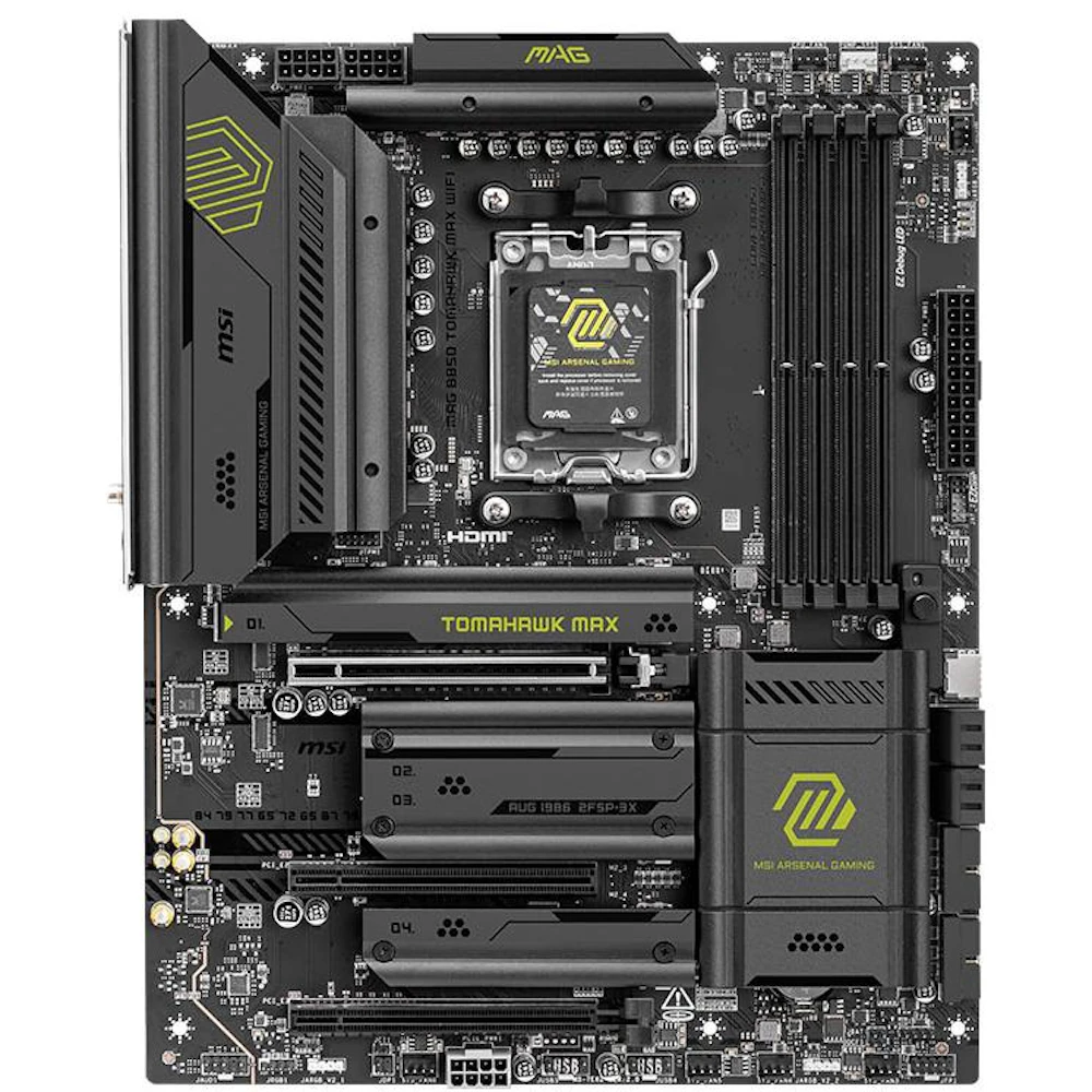 MSI B850 Tomahawk Max WiFi AM5 ATX Desktop Motherboard